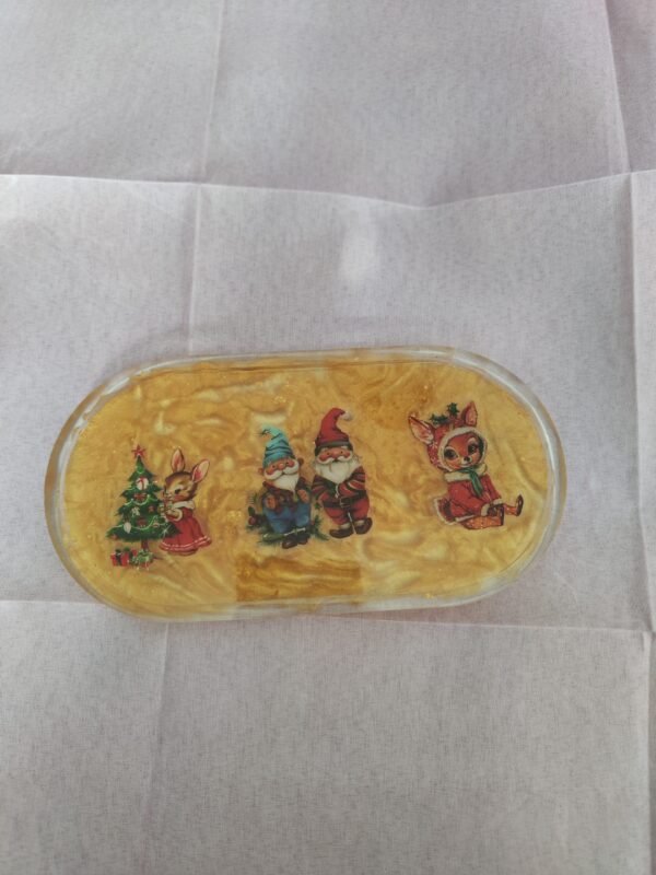 Vide poche aux tons de Noël - Fabrication artisanale unique