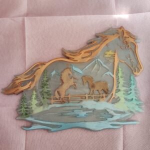 Cheval - Fabrication artisanale unique en résine