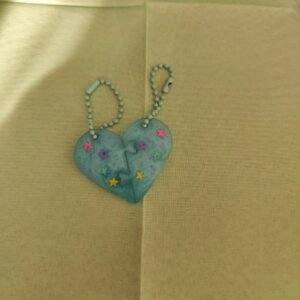 Portes-clés coeurs assortis - Fabrication artisanale