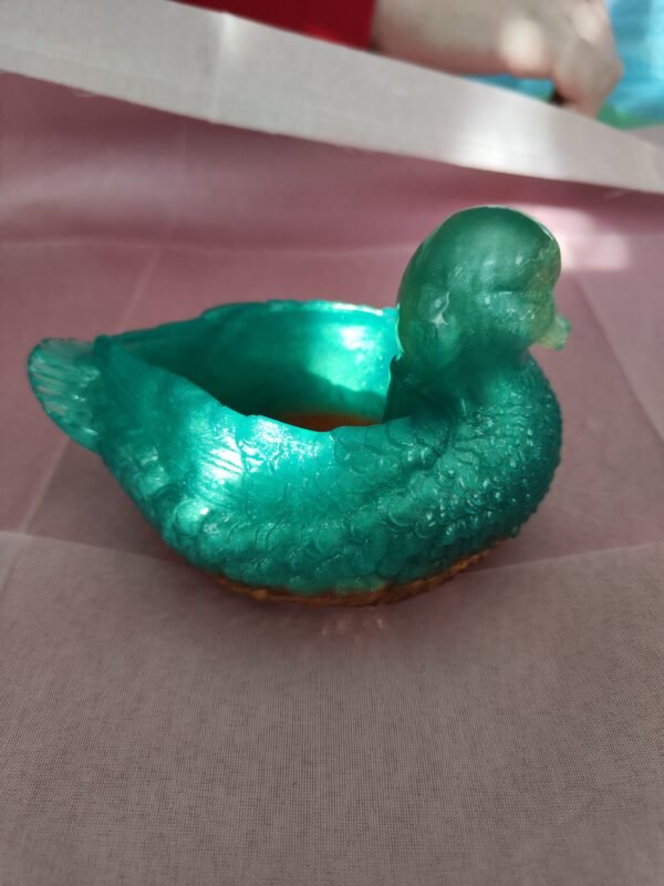 Canard vide poche - Fabrication artisanale unique en résine – Image 2