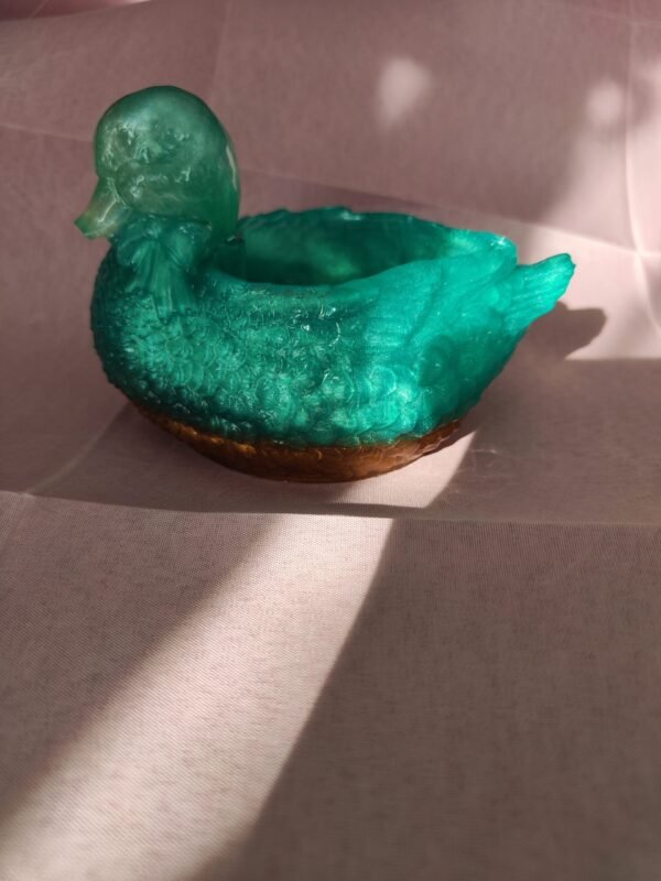 Canard vide poche - Fabrication artisanale unique en résine