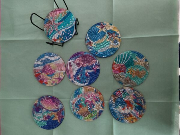 Sous-verres sur le thème de la mer diamant painting