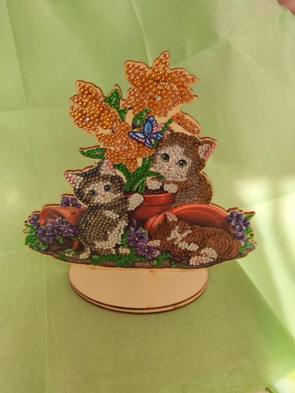 Petits chats taquins diamant painting