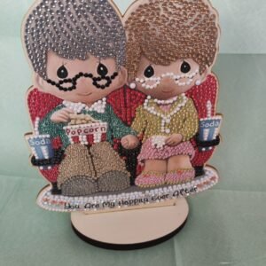 Couple de retraités à poser diamant painting