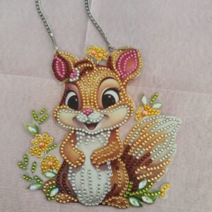 Ecureuil femelle mignonne à suspendre diamant painting