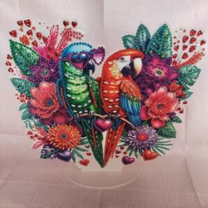 Perroquets à poser diamant painting