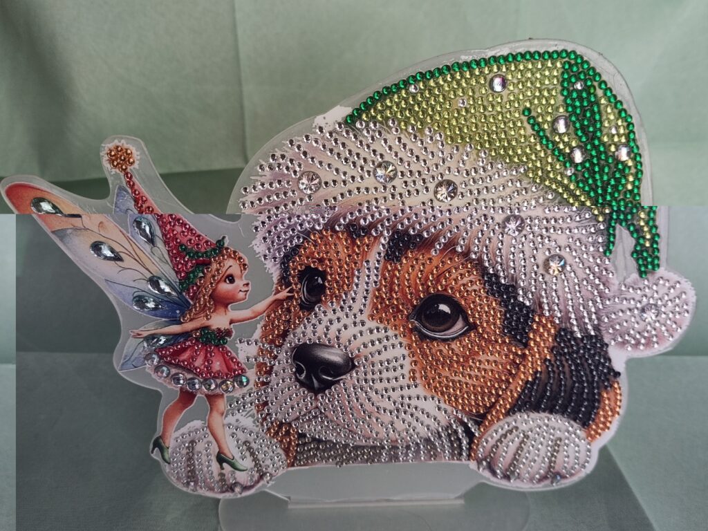 Adorable chien - diamant painting