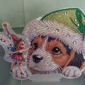 Adorable chien - diamant painting