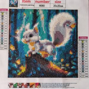 Ecureuil - Diamant painting