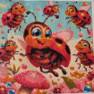 Coccinelles - Diamant painting