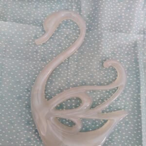 Cygne élégant - Fabrication artisanale en résine époxy