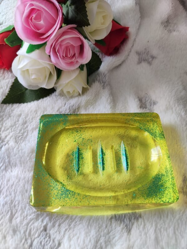 Porte savon - Fabrication artisanale unique en résine epoxy