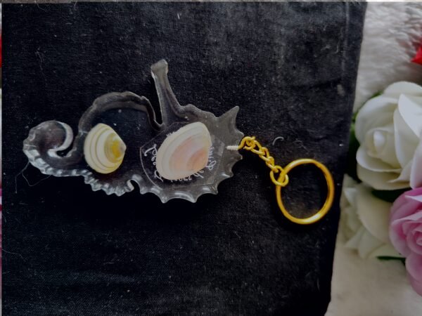 Porte clés animaux de la mer - Fabrication artisanale unique en résine epoxy – Image 2
