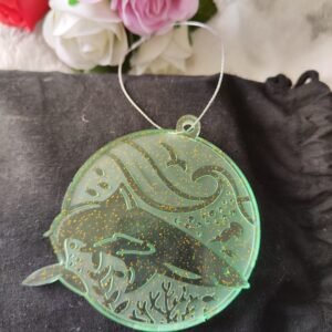 Requin pour sapin - Fabrication artisanale unique en résine