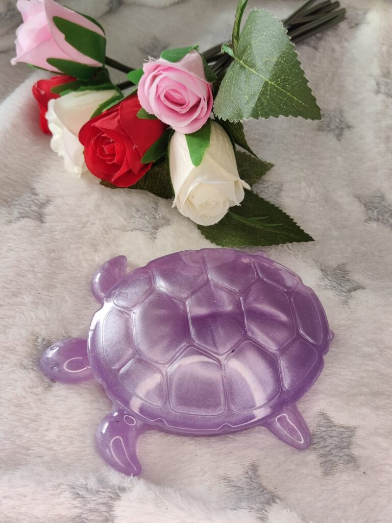 Boite tortue - Fabrication artisanale unique en résine époxy