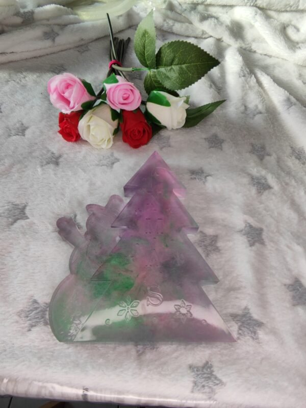 Sapin à poser - Fabrication artisanale unique en résine epoxy