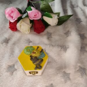 Boite à dents abeille fleur - Objet unique