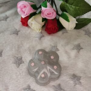 Boite fleur avec fleurs - Fabrication artisanale unique en résine epoxy