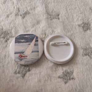 Badge voilier 58mm