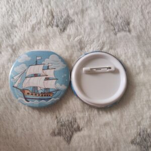 Badge  bateau 58mm